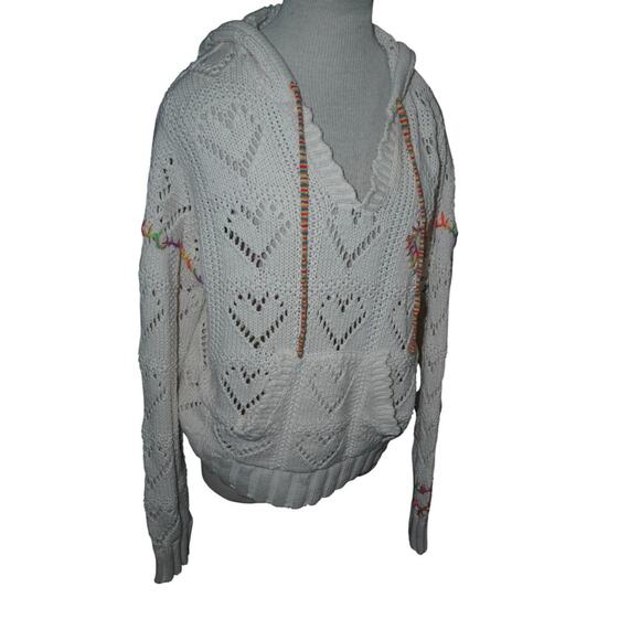 KUT from the Kloth Carmen Sweater Light Knit Heart Detail Women’ L - Picture 3 of 8